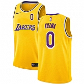 Lakers 0 Kyle Kuzma Yellow 2020-2021 City Edition Nike Swingman Jersey Dyin,baseball caps,new era cap wholesale,wholesale hats